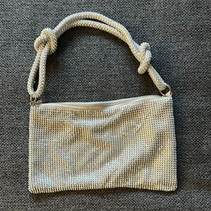 NWOT SHEIN rhinestone silver purse